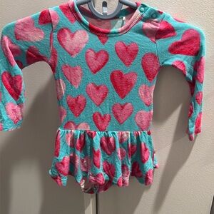 Posh Peanut heart twirl dress